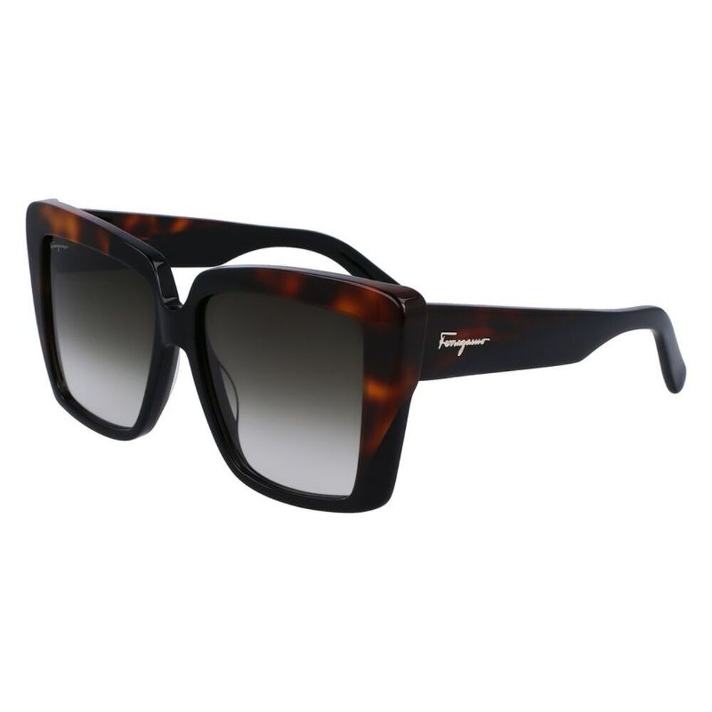 Ferragamo Black Acetate Women's Sunglasses - Picture 3 of 3